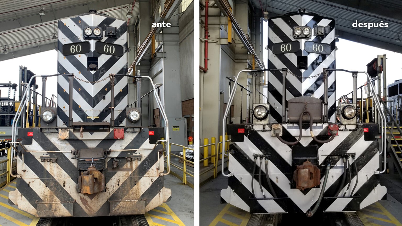 installation before and after